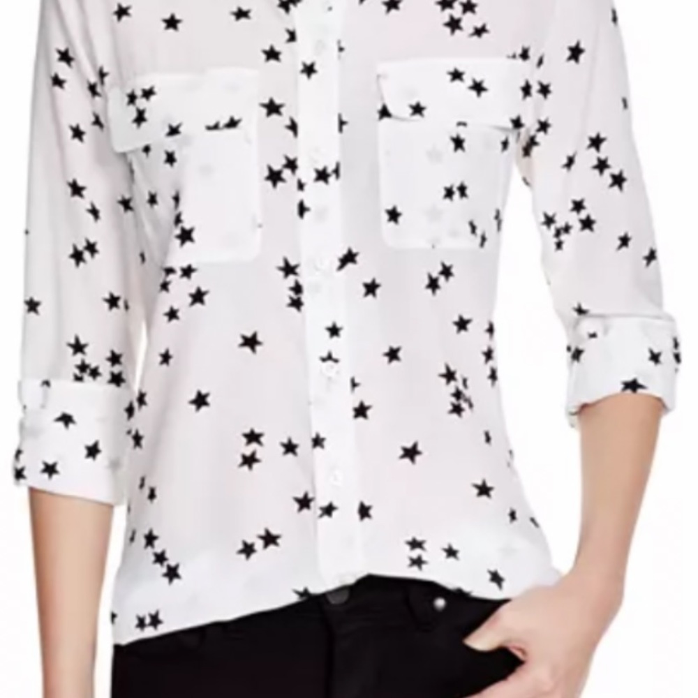 Equipment Signature Star Silk Top